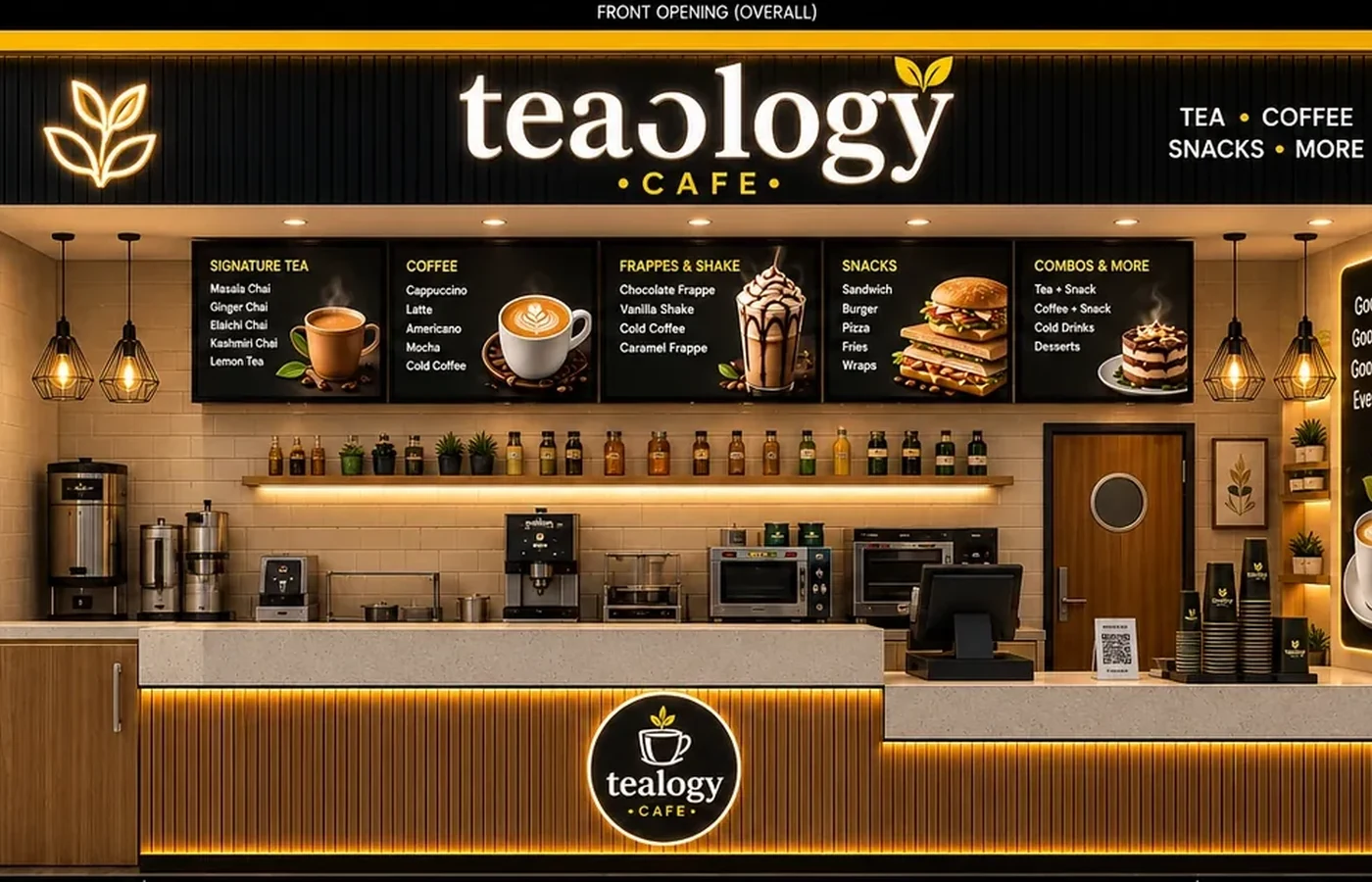 Teaology NEO Jhansi outlet designed by SS Interior