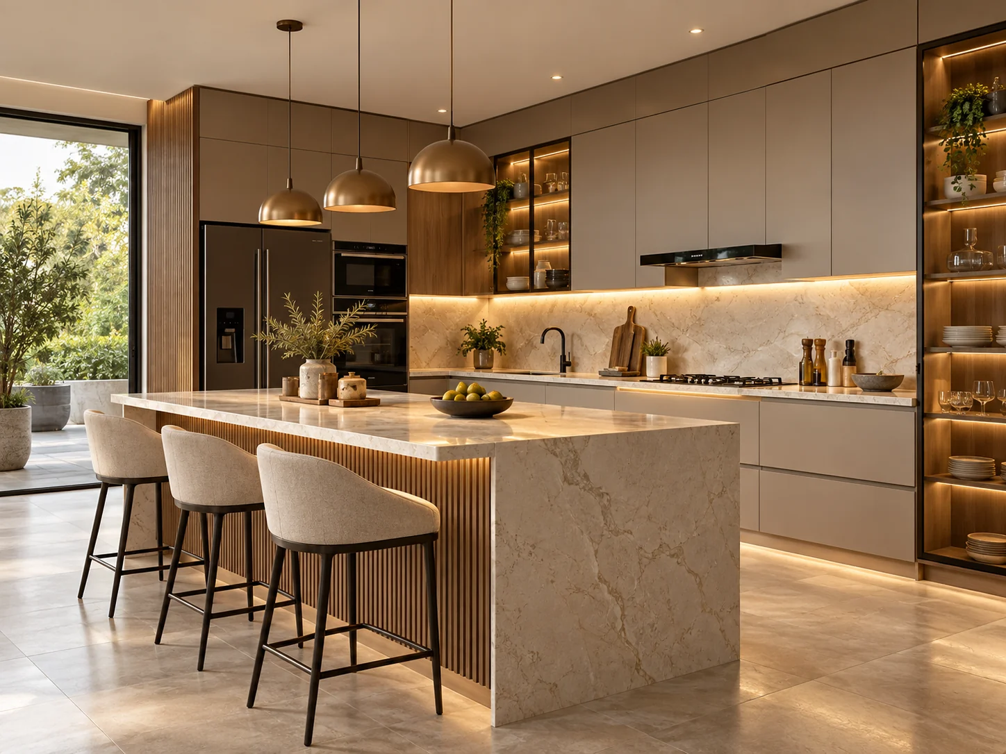 Residential modular kitchen concept by SS Interior